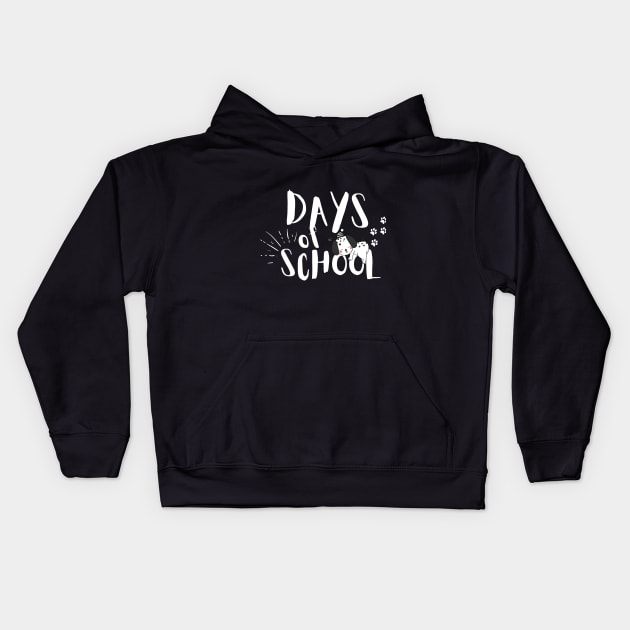 Days of School Kids Hoodie by SugarPalmShop